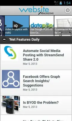 Website Magazine android App screenshot 4